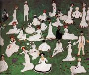 Kasimir Malevich Society-s lie fallow oil painting artist